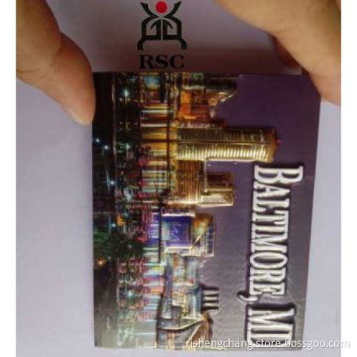 Polyresin refrigerator magnets with nice images, can decorate customer's department more sweet